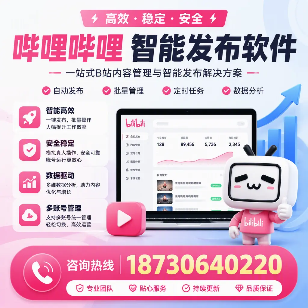 哔哩哔哩智能发布软件适用场景分析:在 四平 的最佳实践